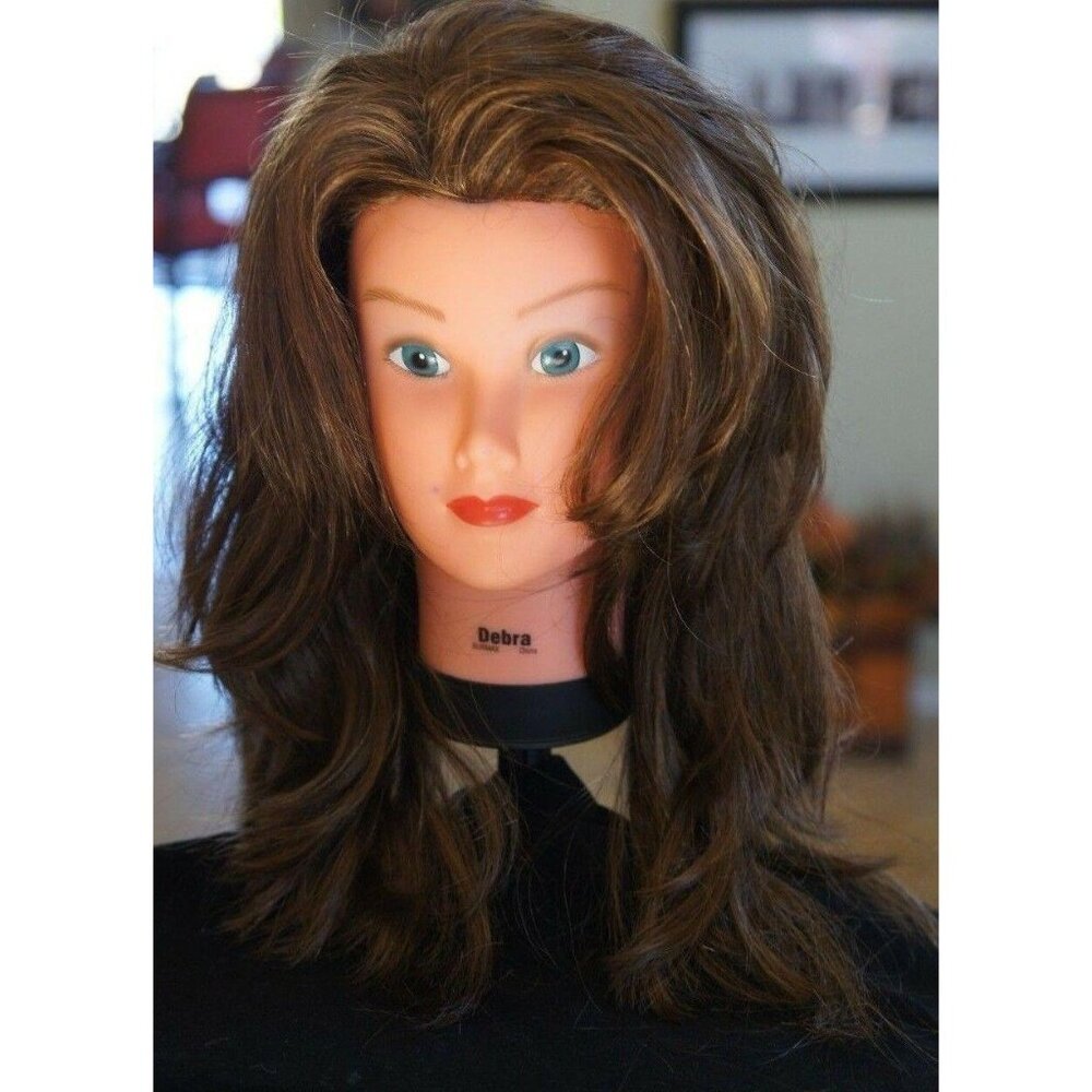 Aspen 100% Real Human Long Hair Brown Wig Dirty Golden Blonde Cosplay NIP Womans